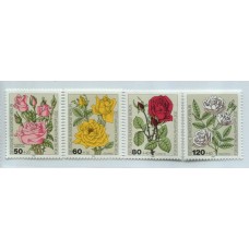 ALEMANIA BERLIN FLORES SERIE COMPLETA DE ESTAMPILLAS NUEVAS MINT 9 EUROS